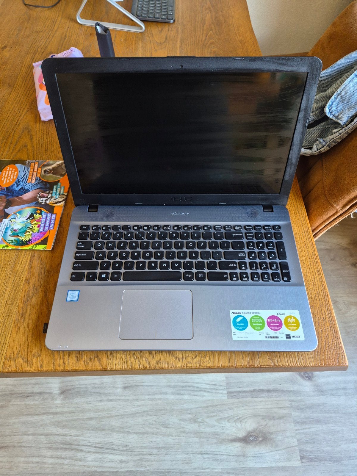 ASUS R541U Laptop - Intel Core i5, 8GB RAM, 256GB SSD, Ophalen, Gebruikt, 2 tot 3 Ghz, 8 GB