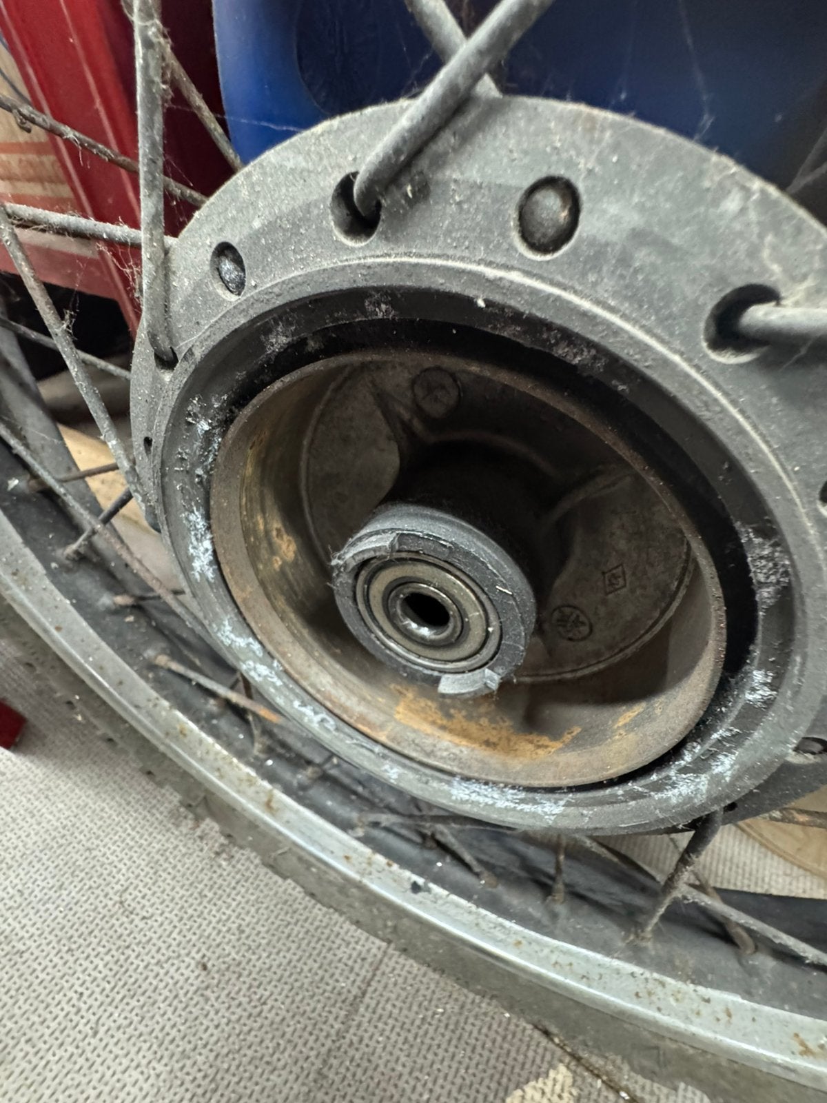 Yamaha dt50 (mx)voorwiel 18inch, Fietsen en Brommers, Ophalen, Gebruikt, Overige typen, Yamaha