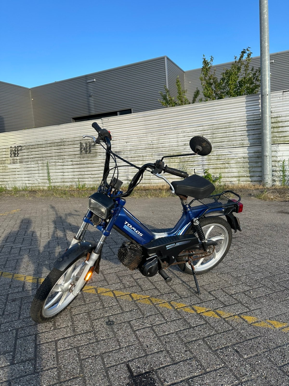 Tomos Standard Blauw Kenteken, Fietsen en Brommers, Ophalen, 49 cc, Zo goed als nieuw, 2 versnellingen