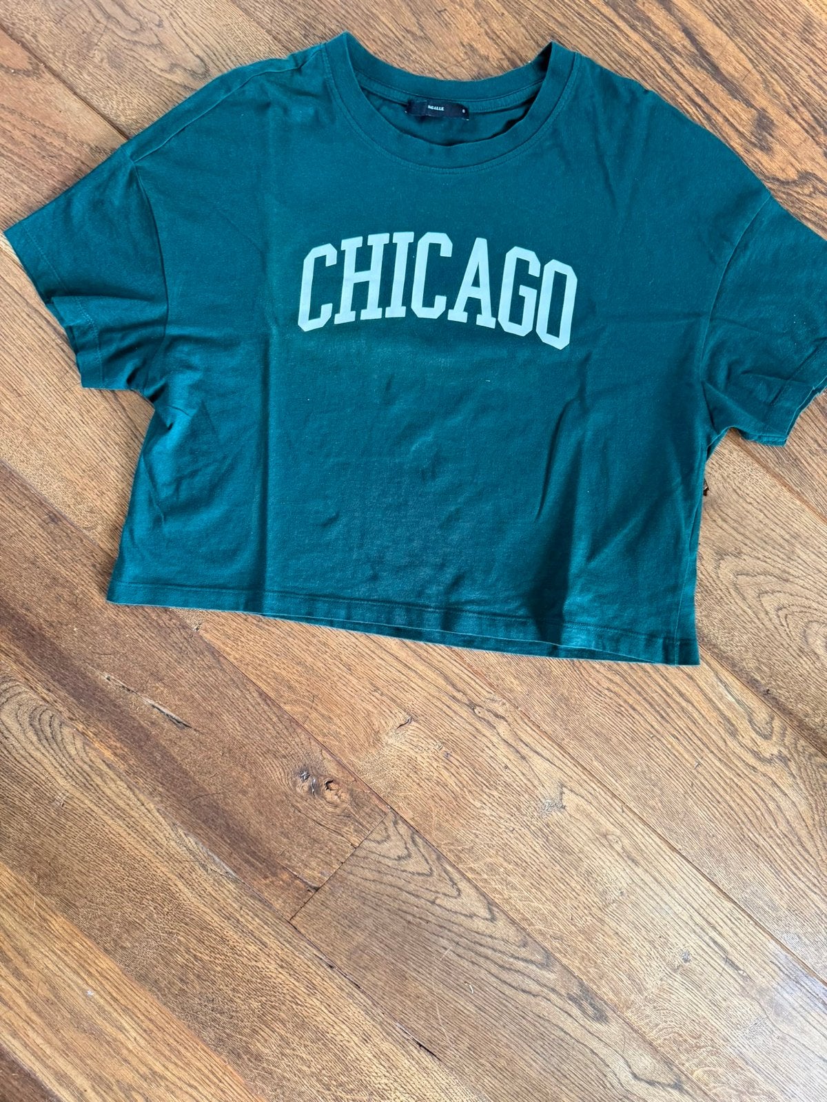 Pigalle Chicago Cropped T-shirt Maat S, Ophalen of Verzenden, Zo goed als nieuw, Korte mouw, Maat 36 (S)