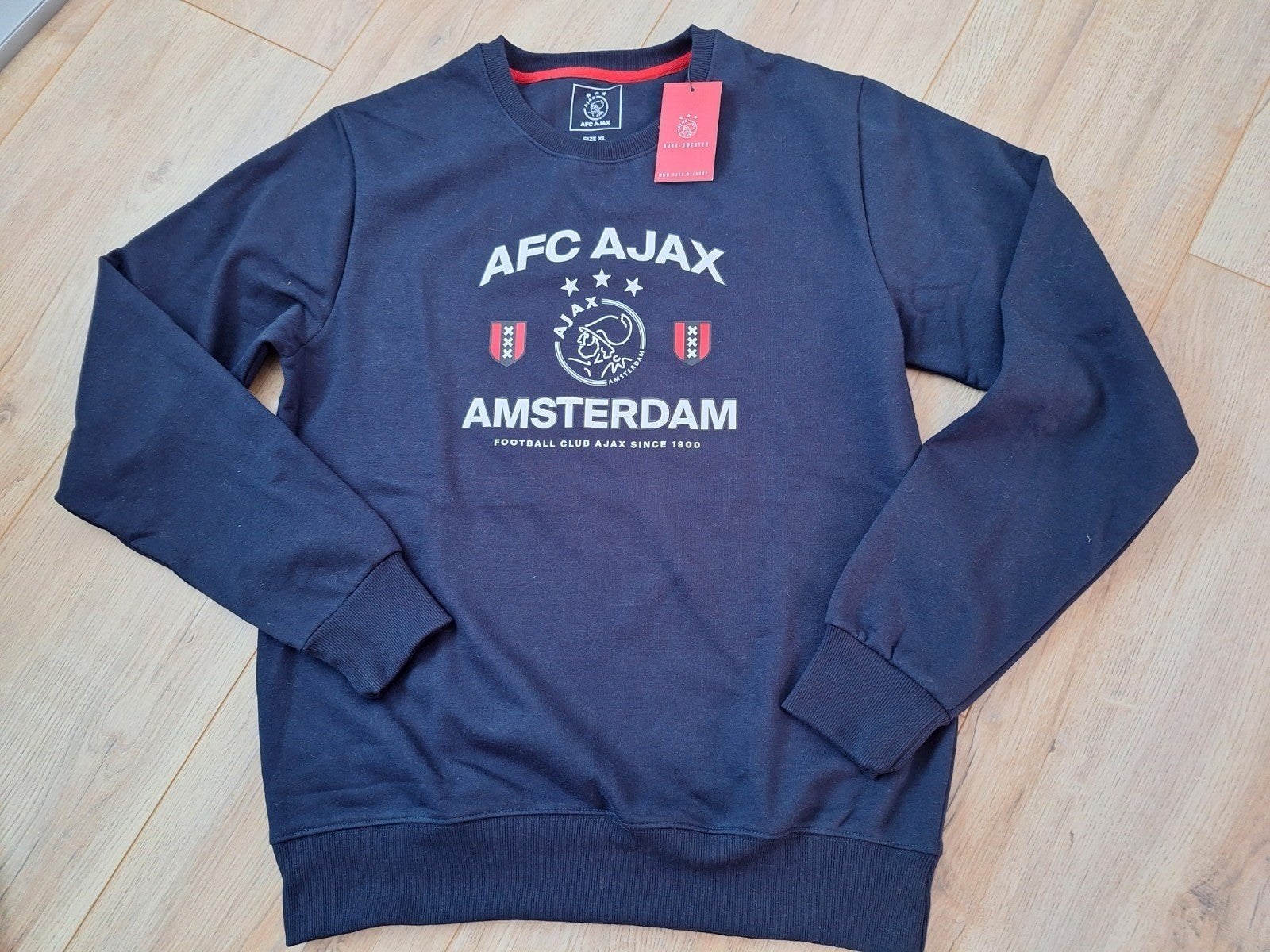 Ajax sweater blauw XL NIEUW, Kleding | Heren, Truien en Vesten, Ophalen of Verzenden, Nieuw, Maat 56/58 (XL), Blauw