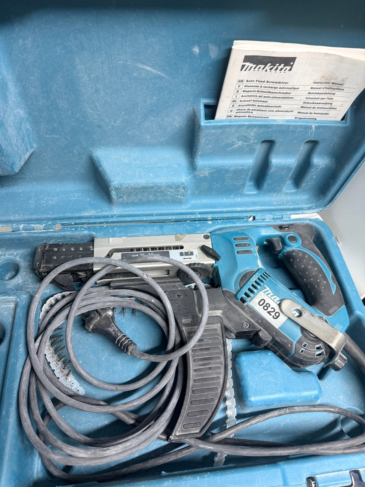 Makita schroefmachine (gipsschroefmschine), Ophalen of Verzenden, Gebruikt, Minder dan 400 watt, Boor- en Schroefmachine