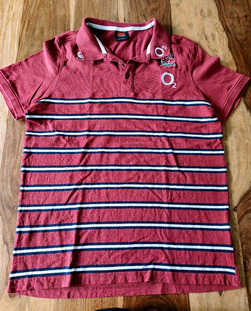 Canterbury rugby polo, zeer stevig, maat L, Ophalen of Verzenden, Gebruikt, Kleding