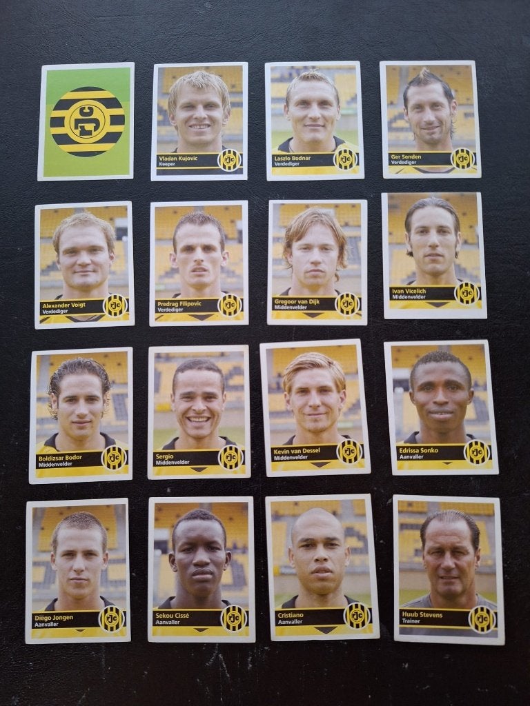 Complete set stickers Roda JC 2005/06, Ophalen of Verzenden, Zo goed als nieuw, Roda JC, Poster, Plaatje of Sticker