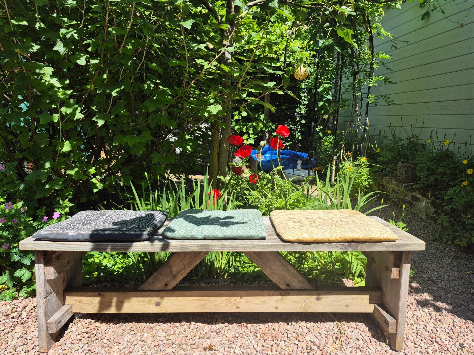 Bankje steigerhout, Ophalen, Hout