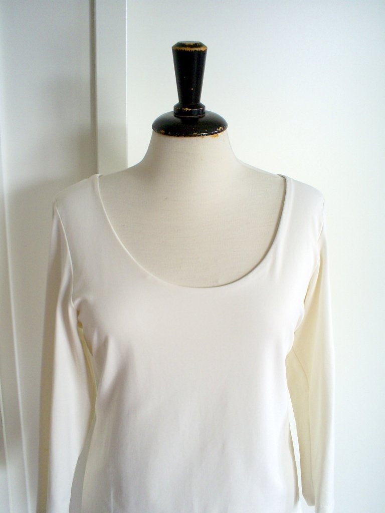 NIEUW __ creme kleurige EXPRESSO top maat 40, Kleding | Dames, Maat 38/40 (M), Beige, Nieuw, Lange mouw
