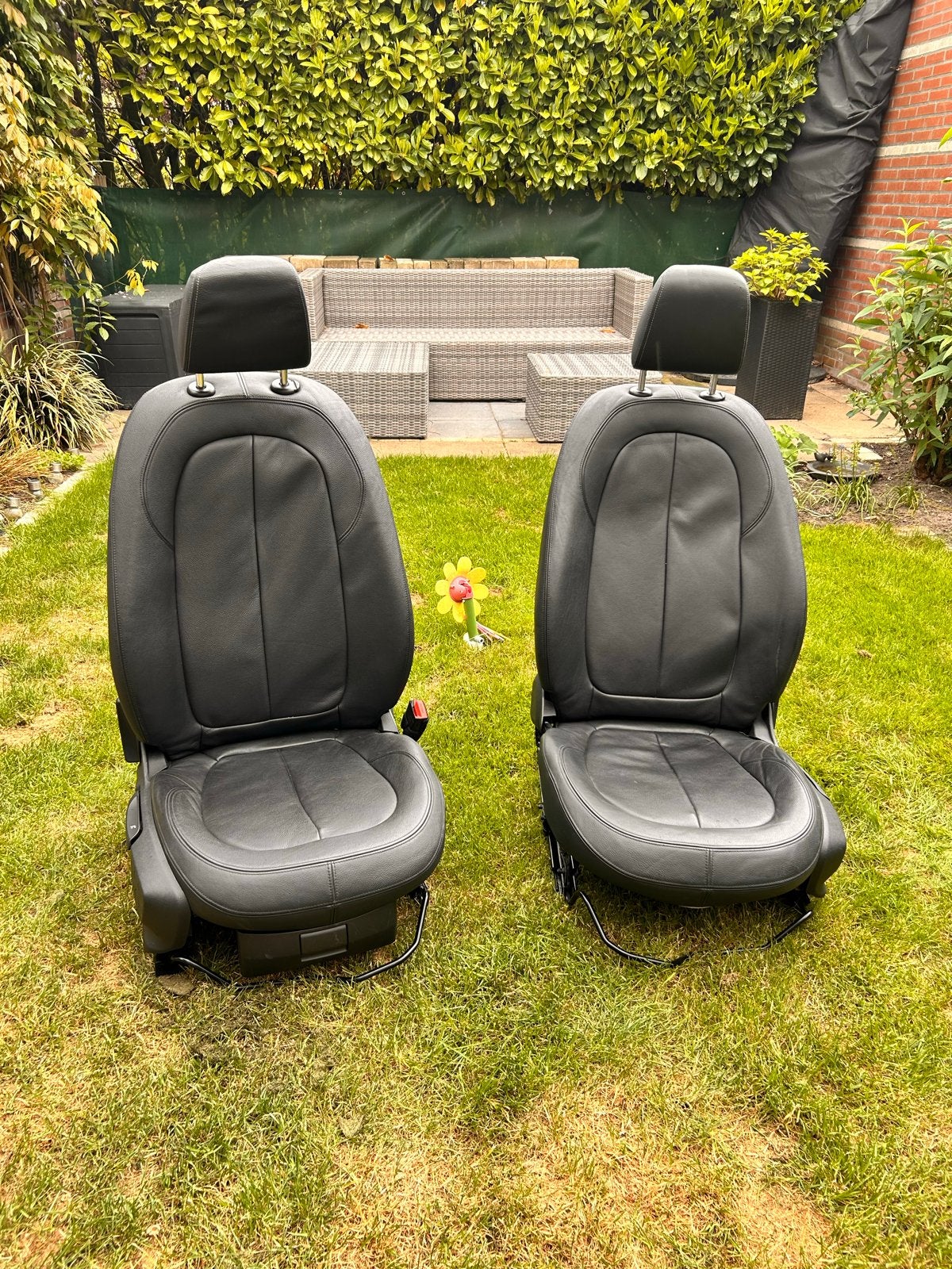 Originele lederen stoelen BMW X1 F48 zwart, Auto-onderdelen, Ophalen of Verzenden, Gebruikt, BMW