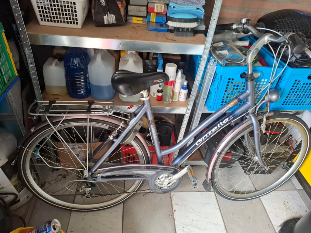 Gazelle Damesfiets - Gebruikt, Goede Staat, Fietsen en Brommers, Fietsen | Dames | Damesfietsen, Velgrem, Versnellingen, Ophalen of Verzenden