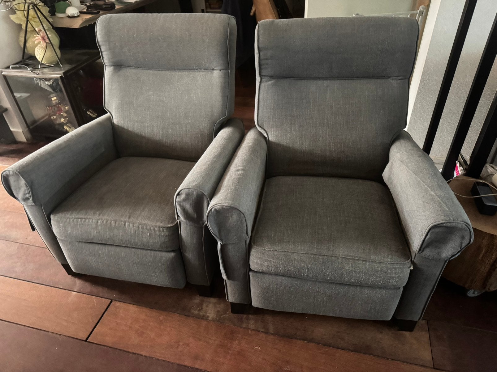 Nog 1  IKEA relaxfauteuil stoelen muren grijs relax stoel, Ophalen, Zo goed als nieuw, Minder dan 75 cm, 50 tot 75 cm
