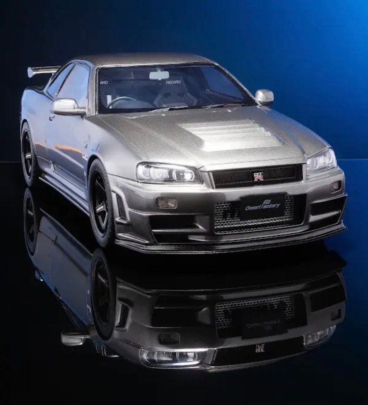 Nissan skyline r34 gtr 1/12 Ottomobile G103 VAVB pre order, Hobby en Vrije tijd, Modelauto's | 1:5 tot 1:12, Ophalen, Nieuw, 1:9 t/m 1:12