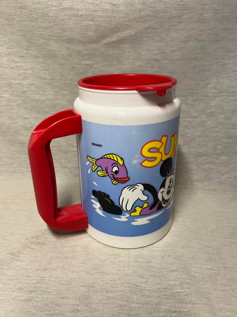 Vintage Disney Coca-Cola Mok 2001 - Mickey Mouse, Ophalen of Verzenden, Mickey Mouse, Gebruikt, Servies