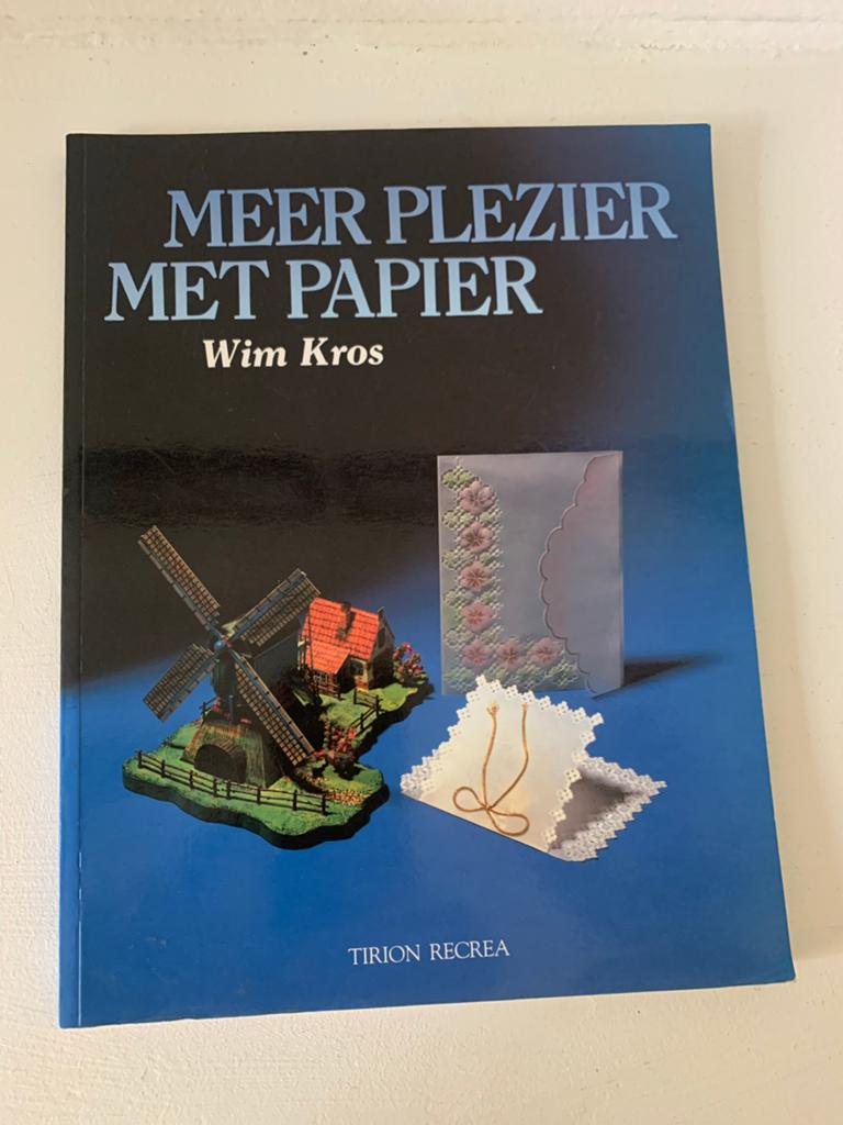 Meer plezier met papier - Knutselboek Wim Kros, Gebruikt, Overige thema's, Meerkleurig, Ophalen of Verzenden