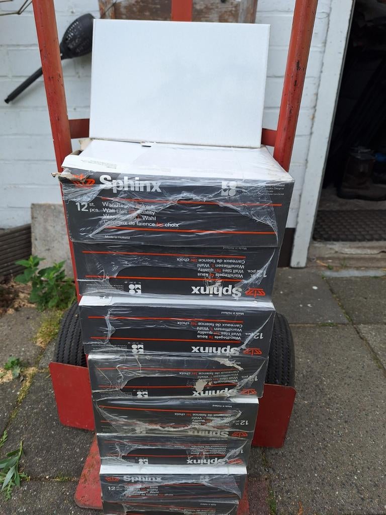 Nieuwe sfinx tegels ,ze staan al 35 jaar in opslag., Ophalen, Nieuw, Minder dan 20 cm, Minder dan 20 cm