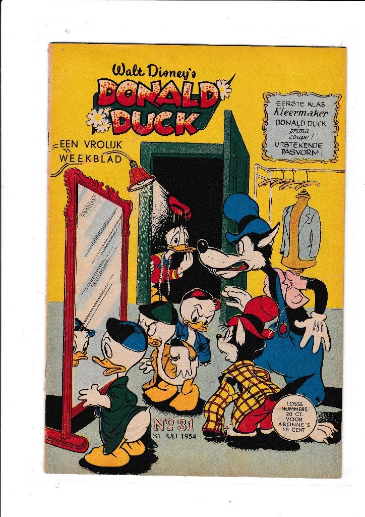 Donald Duck 1954 - No. 31, Eén stripboek, Verzenden, Gelezen
