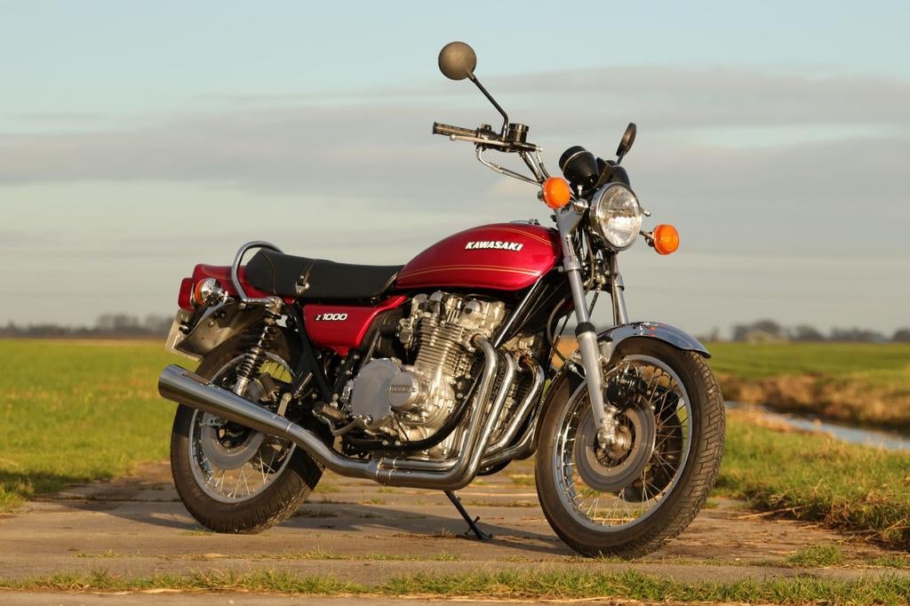 Kawasaki z1000 1977, 4 cilinders, Motorrijbewijs A, 1015 cc, Naked bike