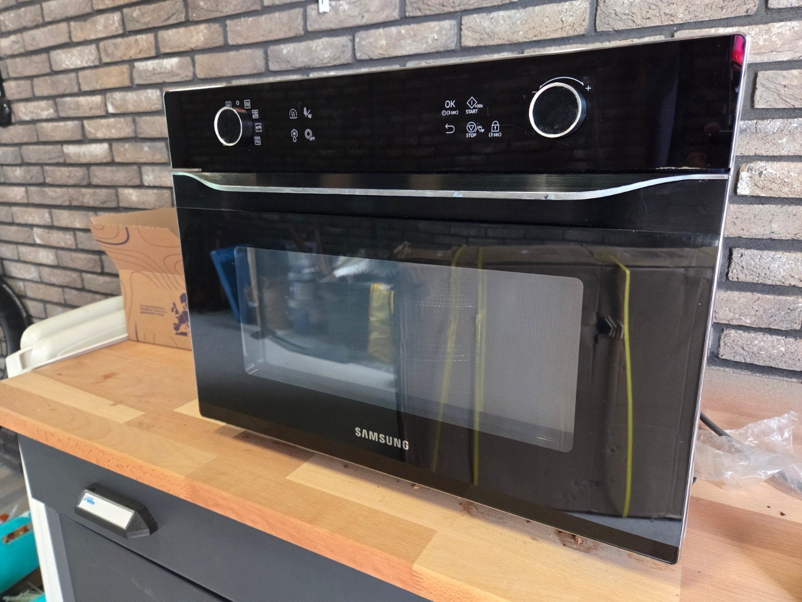 Samsung MC35J8085CT Combimagnetron, Ophalen, Combimagnetron, Zo goed als nieuw, Vrijstaand