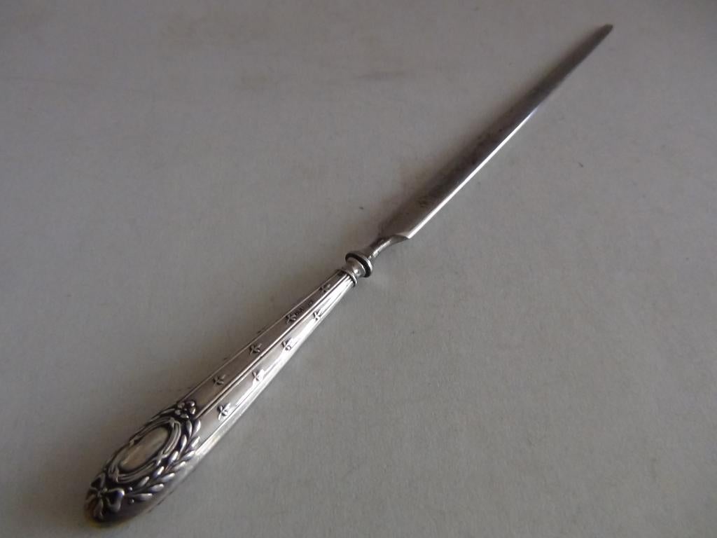 zilveren briefopener L11a, Verzenden, Zilver