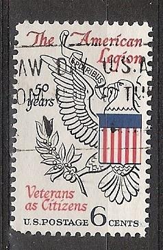 USA, Veteranen, 1969., Ophalen of Verzenden, Gestempeld, Noord-Amerika