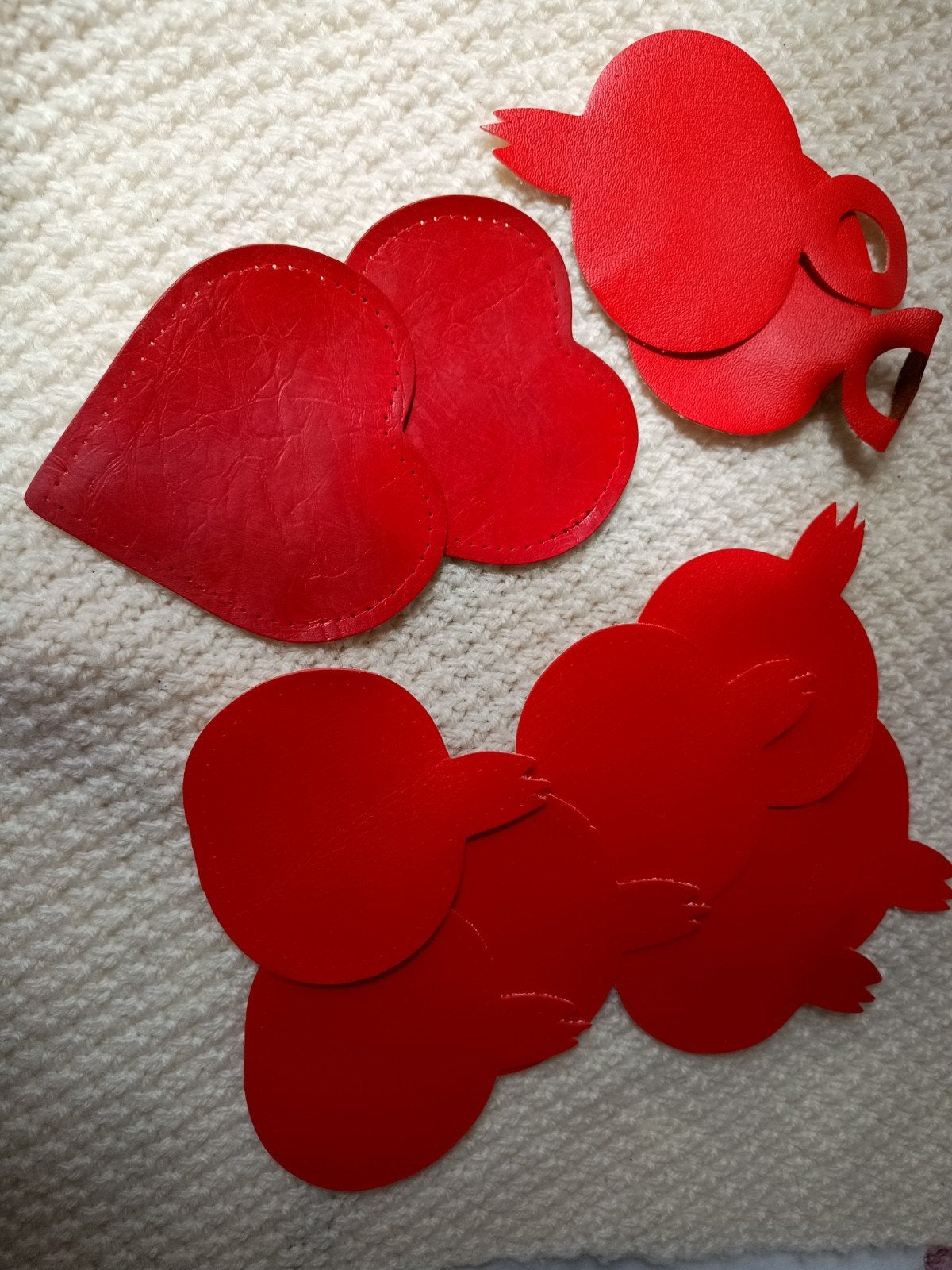 Applicaties, rood, vintage, Ophalen of Verzenden, Applicatie
