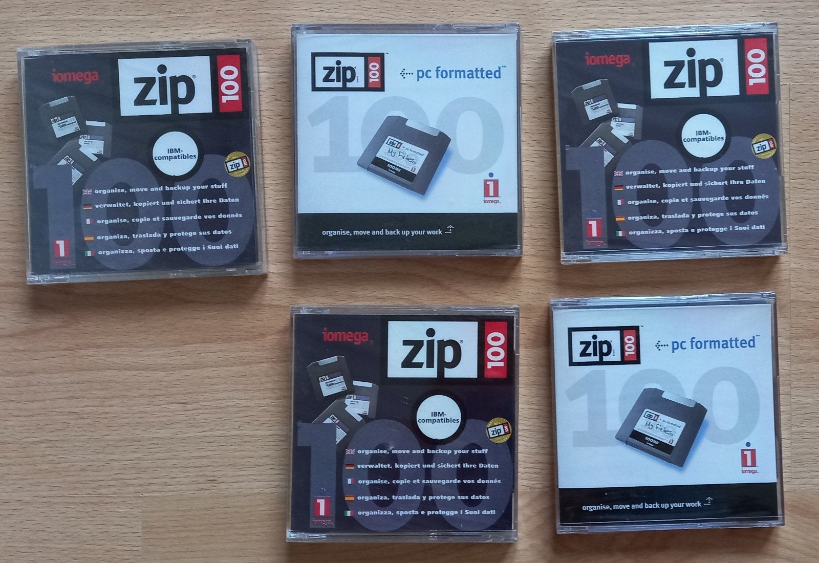 Iomega Zip 100 MB Disks - 5 stuks, Computers en Software, HDD, Nieuw, Ophalen of Verzenden, Desktop