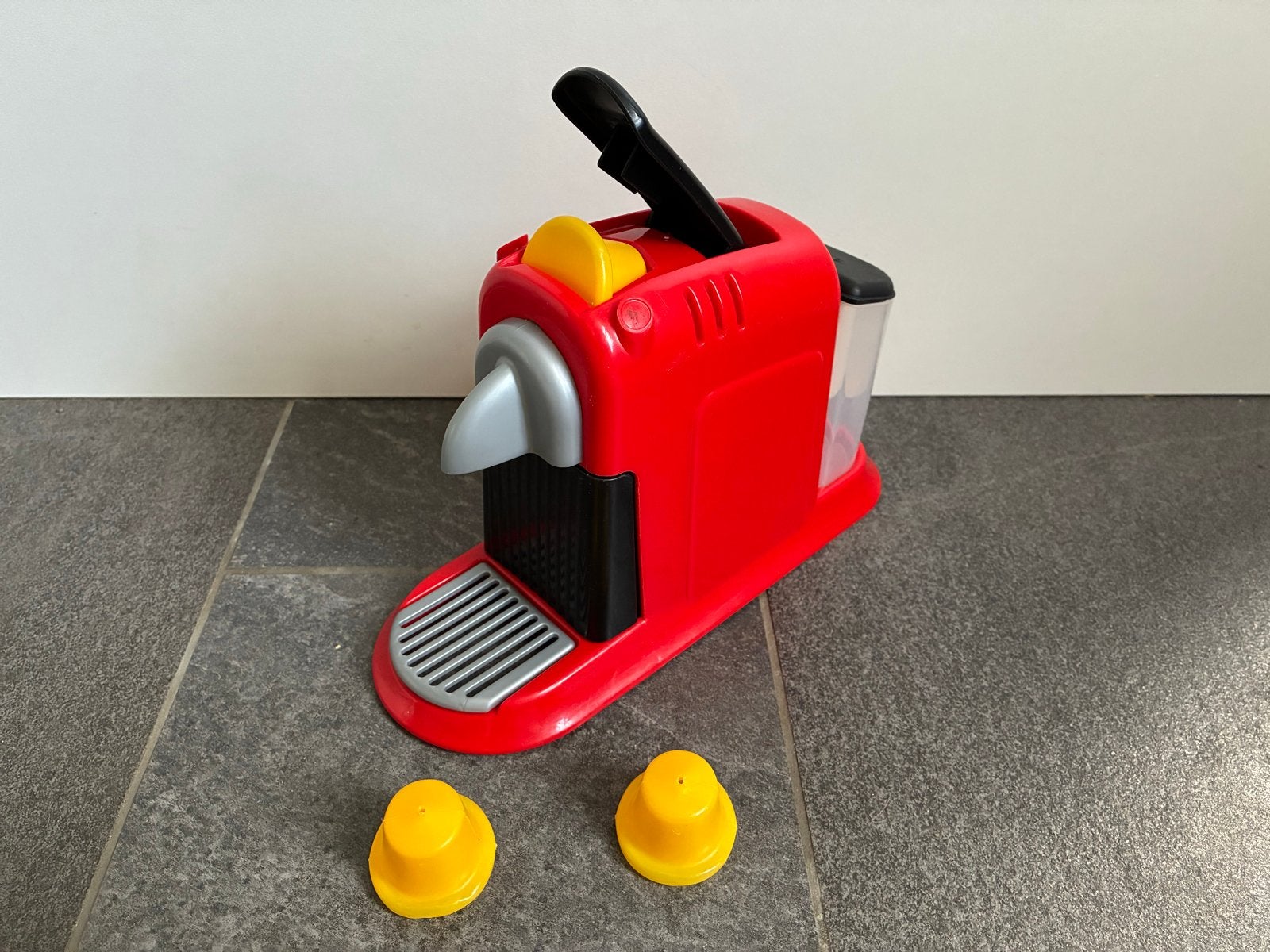 Speelgoed Nespresso machine met accessoires, Ophalen of Verzenden, Gebruikt, Jongen of Meisje