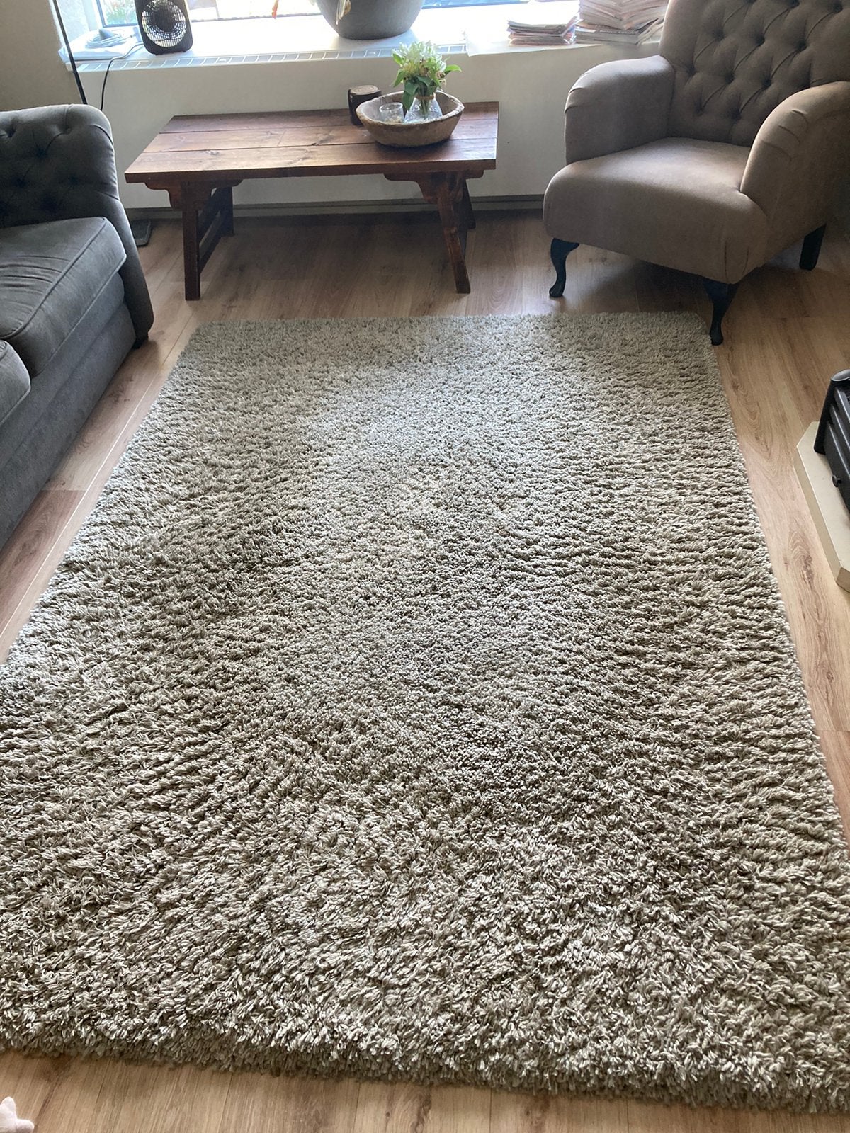 Hoogpolig vloerkleed 130x166, Ophalen, Gebruikt, 150 tot 200 cm, 200 cm of meer