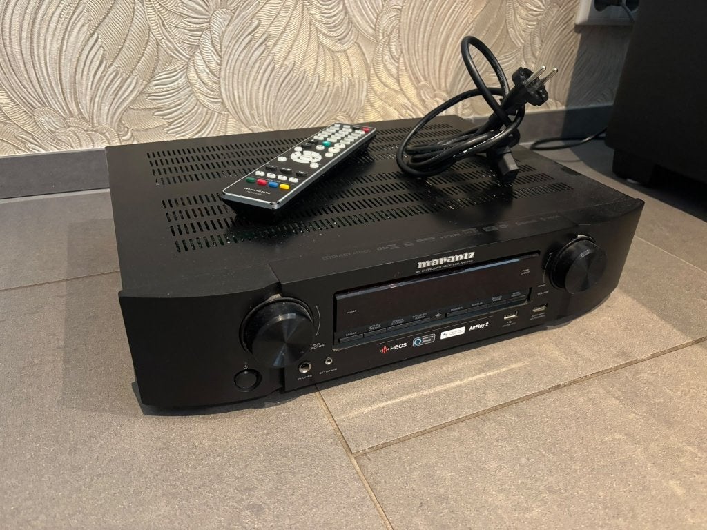 Marantz NR1710 – Slimline 7.2-kanaals AV-receiver, Marantz, Gebruikt, Ophalen of Verzenden, 120 watt of meer