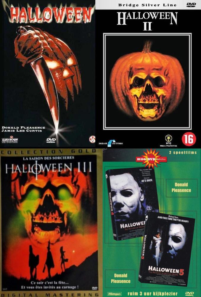 Halloween 1+2+3+4+5 DVD - 80s Horror CLASSICS Michael Myers, Horror, Ophalen of Verzenden, Zo goed als nieuw, Alle leeftijden