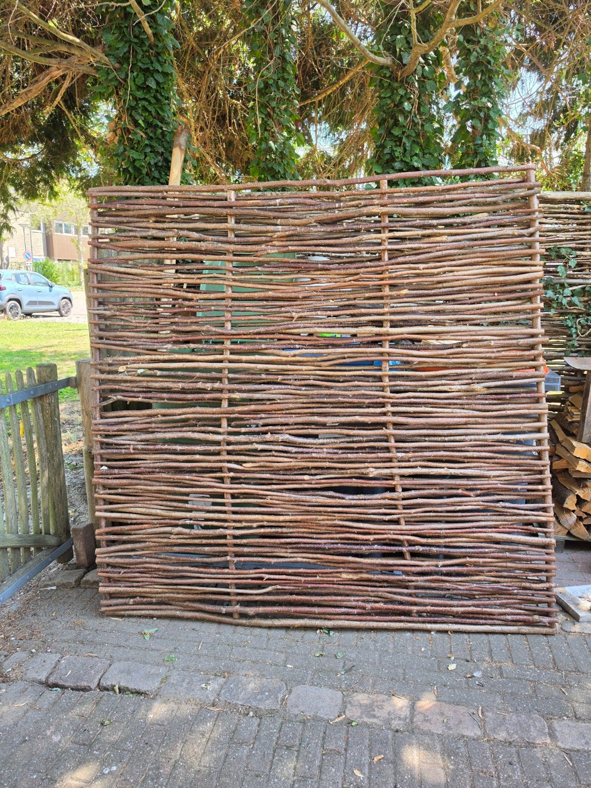 Hazelaar Scherm Horizontaal - Natuurlijke Tuinafscheiding, Tuin en Terras, Schuttingen, Ophalen, 1 tot 2 meter, Minder dan 3 meter