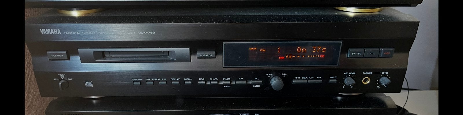 Yamaha MDX-793, Ophalen, Minidisc-recorder