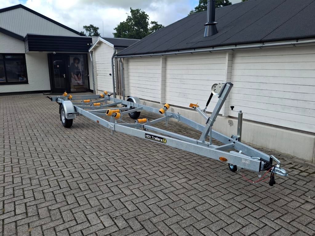 HDV Marlin 1300 kg trailer 6 meter v frame NIEUW kenteken, Watersport en Boten, Boottrailers, Ophalen, Minder dan 1500 kg, 6 tot 9 meter