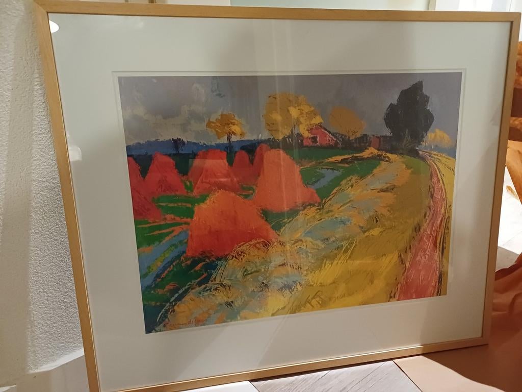 Koppermaandagprent jaar 2000 van Jannes de Vries, Ophalen
