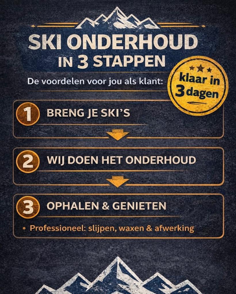 Ski & Snowboard Onderhoud Breda  Waxen & Slijpen, Sport en Fitness, Skiën en Langlaufen, Ophalen, Overige typen, Overige merken
