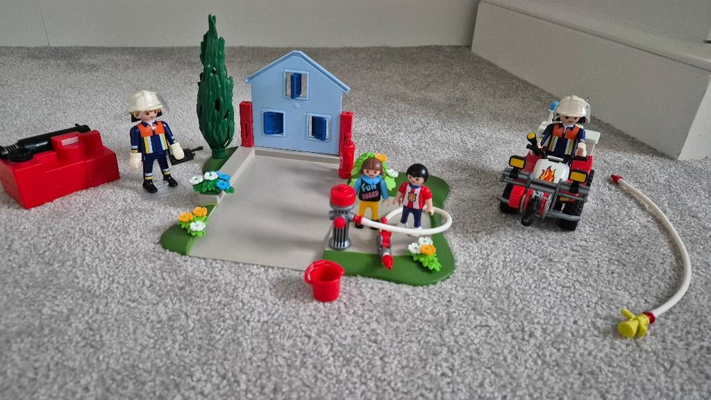 Playmobil 5159 Jubileum compact set brandweer, Kinderen en Baby's, Speelgoed | Playmobil, Ophalen of Verzenden, Zo goed als nieuw