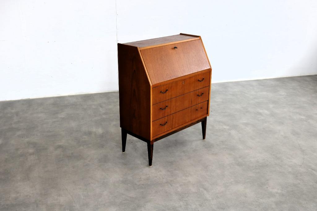 vintage secretaire | kast | jaren 60 | Zweeds, Huis en Inrichting, Kasten | Secretaires, Gebruikt, Timbeije@hotmail.com, Ophalen of Verzenden