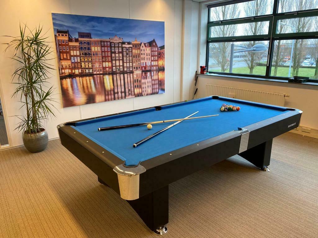 Pooltafel Poolbiljart 9ft (282x155cm) BuckShot Ball-Return