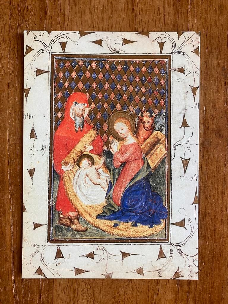 Geboorte van Christus. Stundenbuch Utrecht oder Geldern, Verzamelen, Ansichtkaarten | Themakaarten, Ophalen of Verzenden, 1980 tot heden