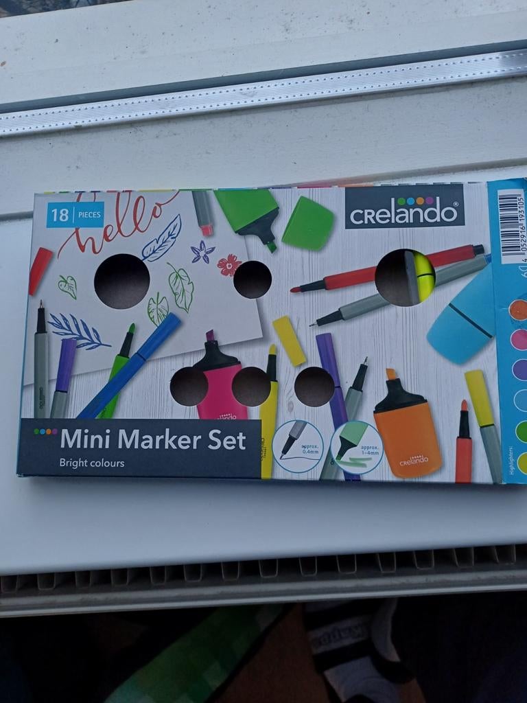 Crelando Mini Marker Set - Nieuw, Ophalen of Verzenden