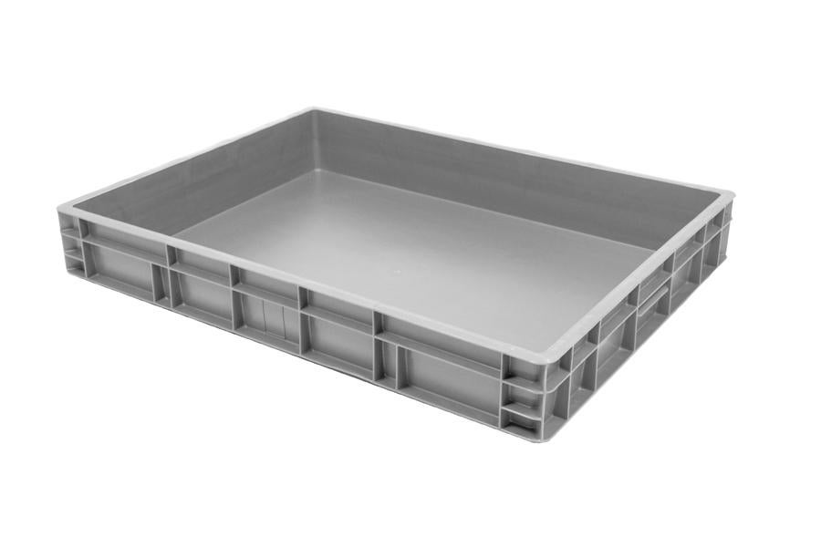 Stapelbakken 800x600x120 MM, 60 cm of meer, Krat, Nieuw, Minder dan 35 cm