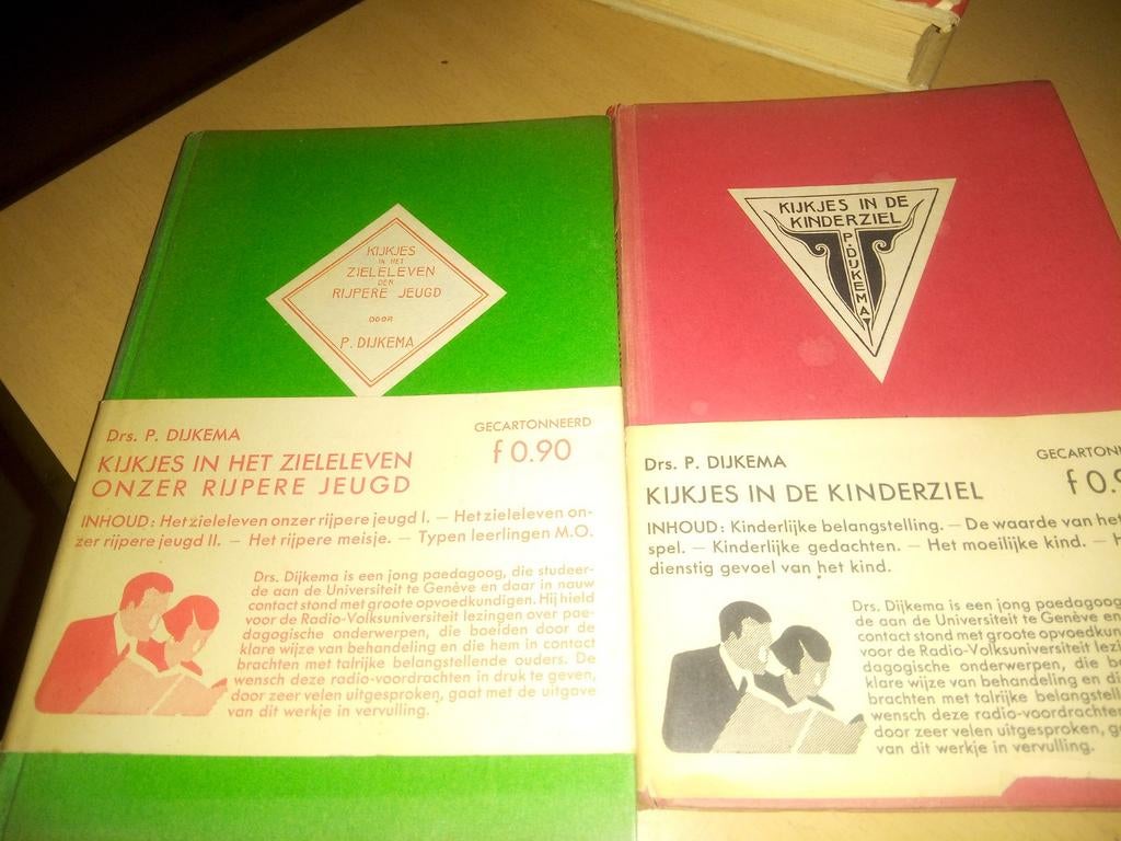 Kijkjes in de Kinderziel & Rijpere Jeugd - P. Dijkema, Boeken, Verzenden, Gelezen, Ontwikkelingspsychologie, Drs. P. Dijkema