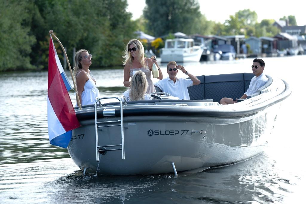 Asloep 77 te koop, 10 tot 30 pk, Binnenboordmotor, 6 meter of meer, Diesel