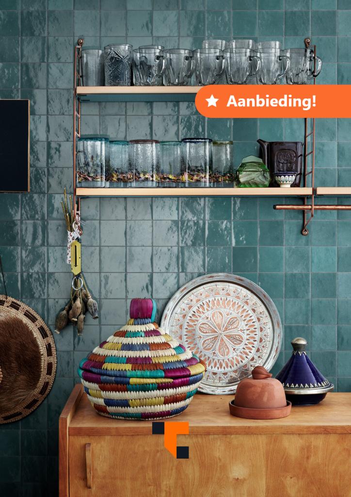 Marazzi Zellige | 10x10 | Vanaf €29,- per pak | Wandtegels, Doe-het-zelf en Verbouw, Tegels, Nieuw, Minder dan 20 cm, 10 m² of meer