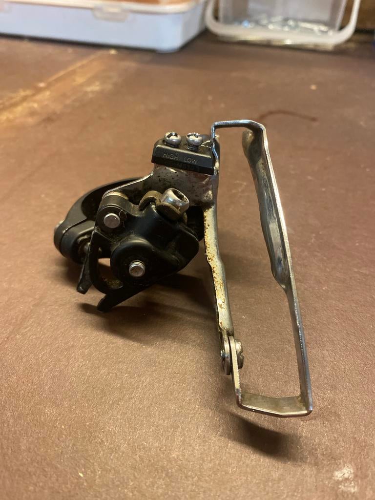Shimano Deore voorderailleur, Ophalen of Verzenden, Gebruikt, Derailleur of Ketting