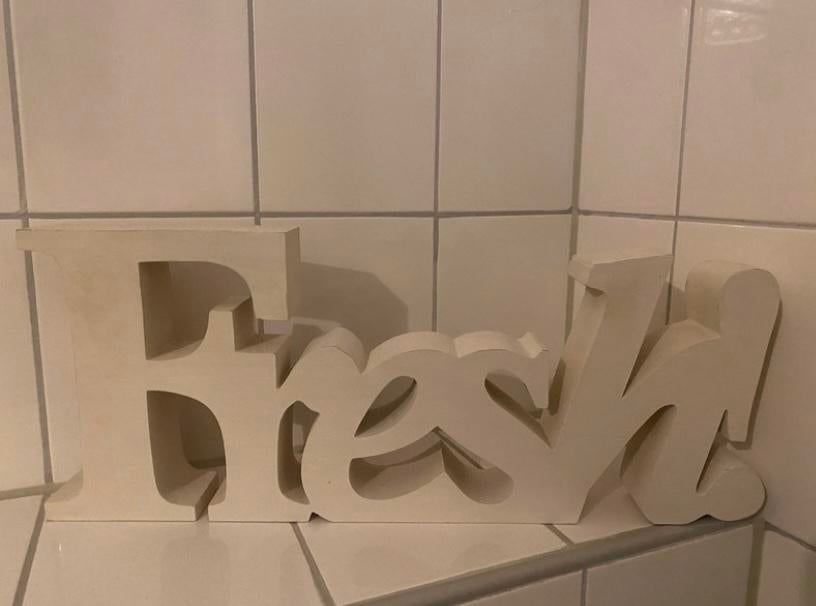 Riverdale woord Fresh, Huis en Inrichting, Ophalen, Zo goed als nieuw