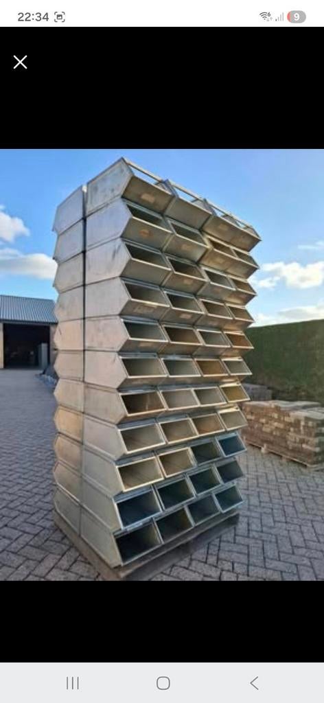Overtoom magazijnbakken / grijpbakken, Ophalen of Verzenden, Gebruikt, 60 cm of meer, Minder dan 35 cm