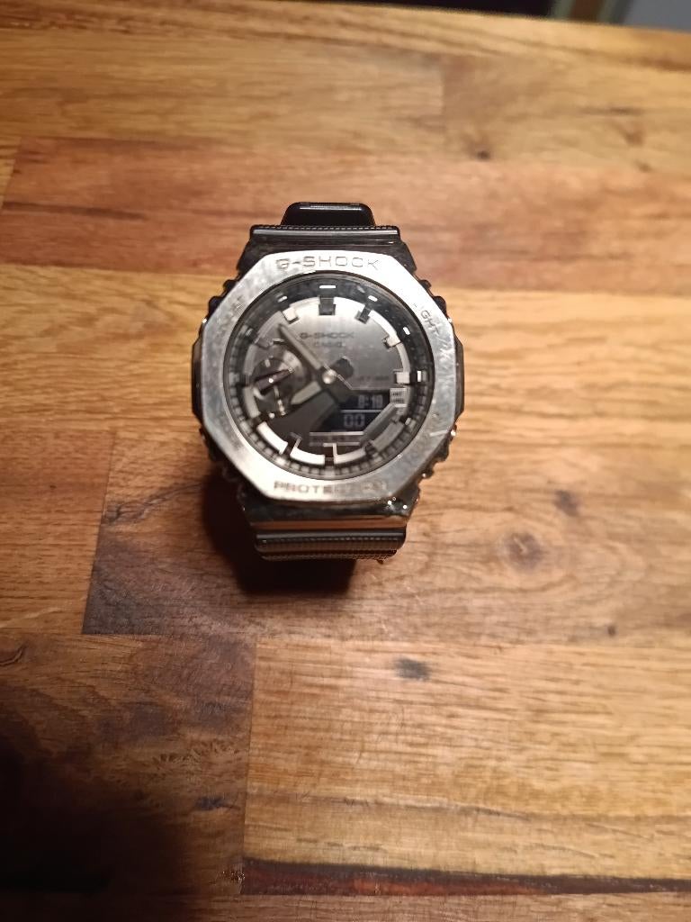 Casio G-steel (G-Shock GM-2100-1AER), Sieraden, Tassen en Uiterlijk, Horloges | Heren, Casio, Staal, Verzenden, Polshorloge