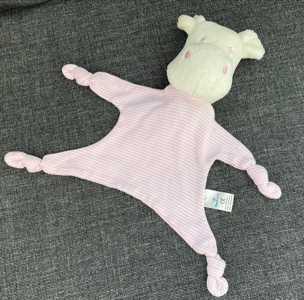 Topomini Knuffeldoekje Koe -, Kinderen en Baby's, Speelgoed | Knuffels en Pluche, Ophalen of Verzenden, Zo goed als nieuw, Koe
