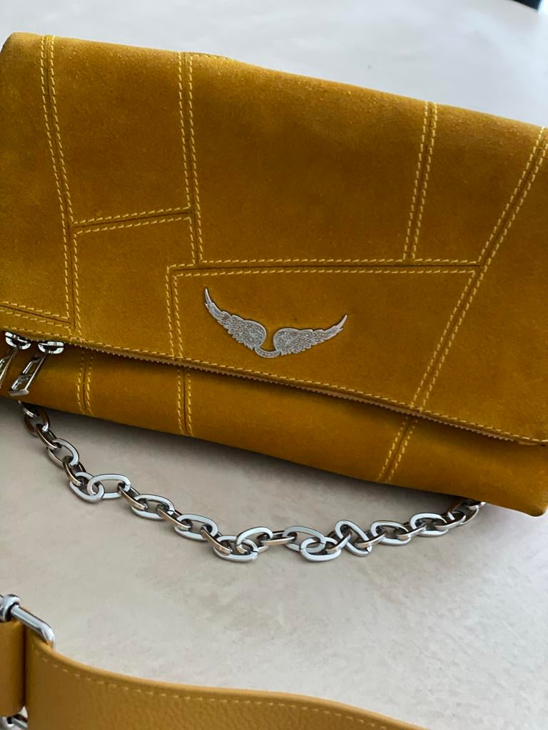 Handtas Zadig & Voltaire, Ophalen, Gebruikt, Geel, Handtas