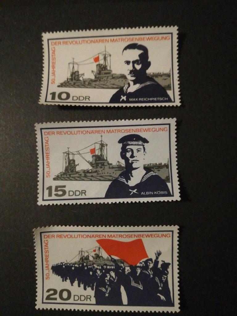 DDR 1967 Michel 1308 tm 1310, Ophalen of Verzenden, DDR