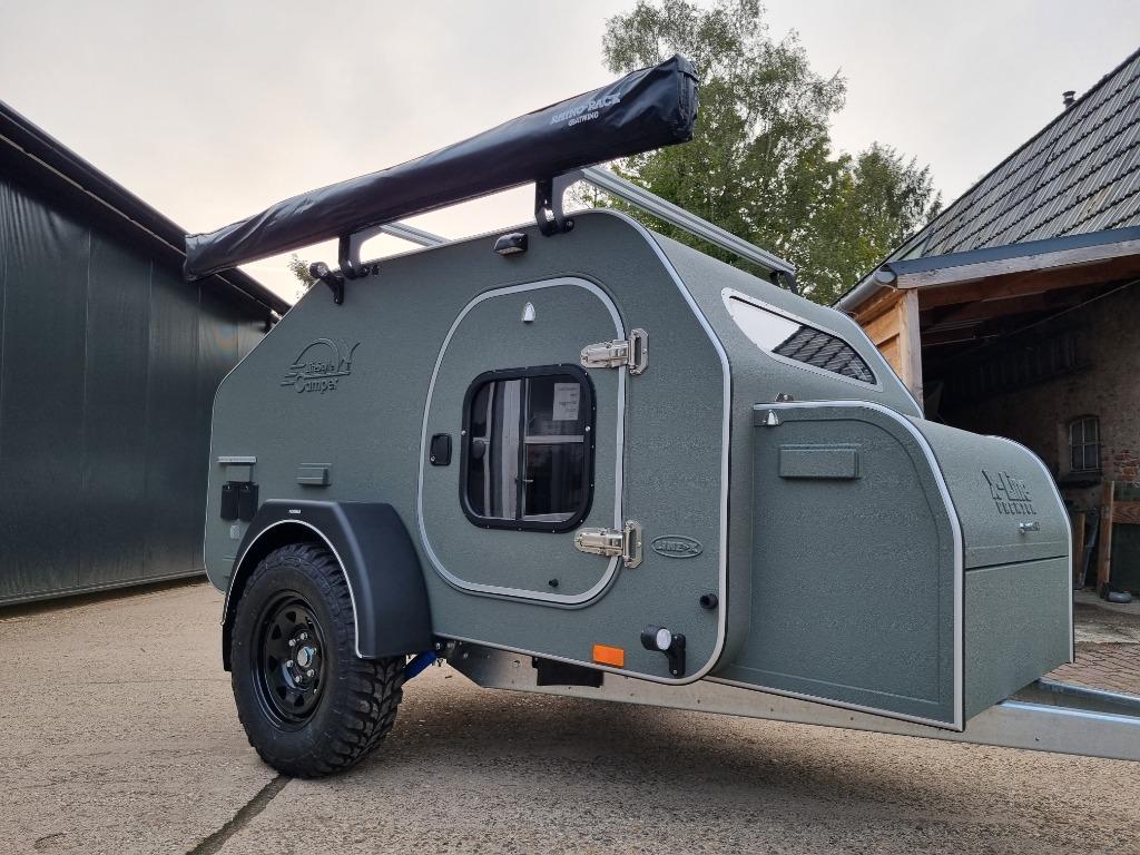 X-Line LifestyleCamper, camper trailer, outdoor mini caravan, Caravans en Kamperen, Tot en met 2, 500 - 750 kg, Schokbreker, Tot 4 meter